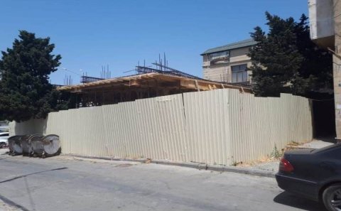Yaşıllıq ərazidə tikinti aparan şəxs cərimələndi