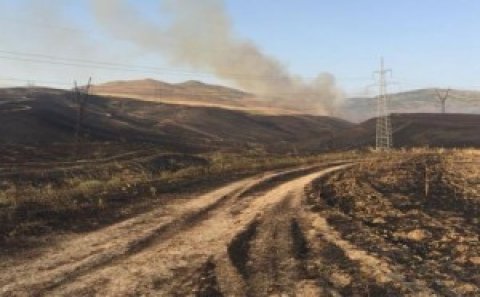 Enerji fasiləsinə səbəb olan yanğından görüntülər - Video/Foto
