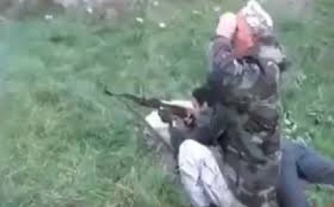 Azərbaycan dağlarında erməni terrorçularının  atış təlimləri GÖRÜNTÜLƏNDİ-VİDEO