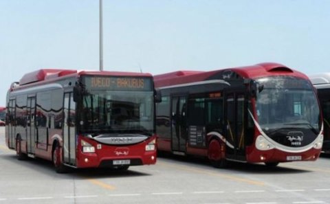 Bakıda QORXUNC QƏZA: 3 BakuBus avtobusu bir-birinə çırpıldı və... - VİDEO