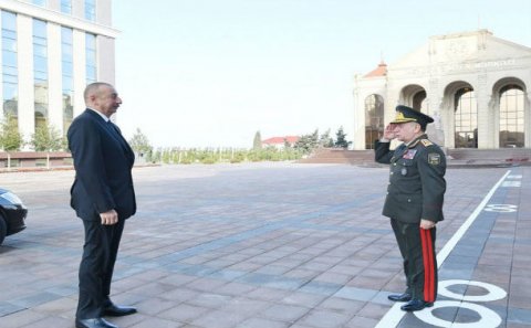 Prezident Polis Akademiyasında açılışda