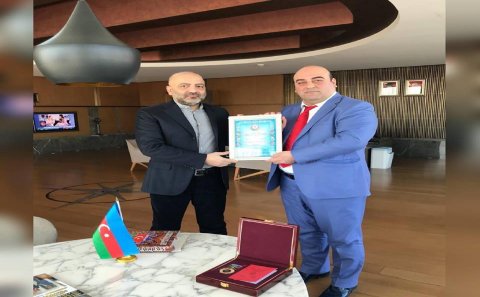 Tanınmış iş adamı Mübariz Mənsimov “Azərbaycanın Qüruru” Qızıl Ordeninə layiq görülüb