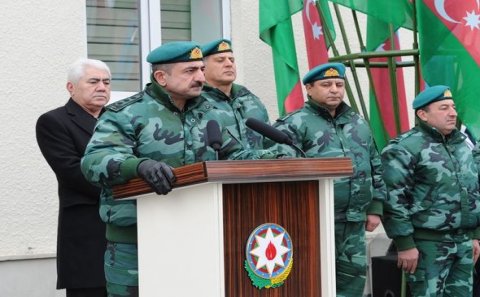 Təmas xəttində yeni hərbi hissə istifadəyə verildi - Elçin Quliyev açılışda - FOTO