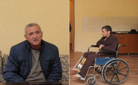 Erməni diversantın atası azərbaycanlı əsirlə görüşdü – Foto