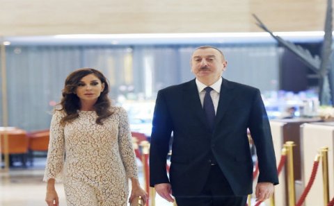 Prezident İlham Əliyev Qobustan rayonuna səfərə gedib