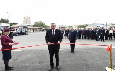 Prezident Sabunçu dəmir yolu vağzalı kompleksinin açılışında iştirak edib – FOTOLAR