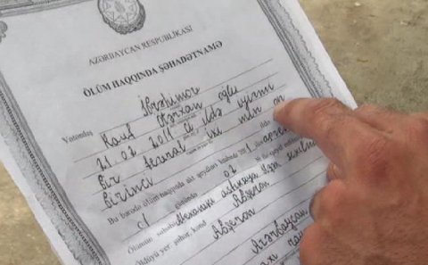 8 il öncə ölən şəxsə çağırış vərəqəsi göndərildi