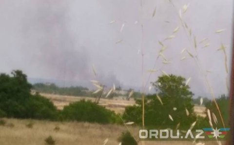 Düşmən Ağdamın iki kəndində yanğınlar törədib - FOTOLAR