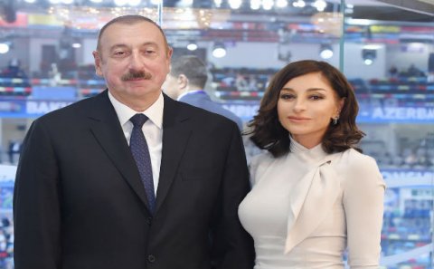 Prezident və birinci xanım “Yanardağ”ın açılışında