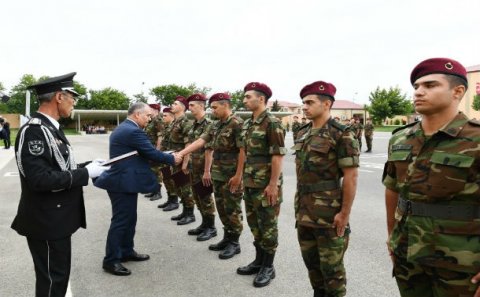 DTX-nin N saylı hərbi hissəsində tədbir keçirilib (FOTOLAR)