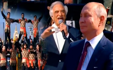 Ermənilər Putinin qarşısında yallı getdi, Polad Bülbüloğlu “Şən Azərbaycan” oxudu (VİDEO)