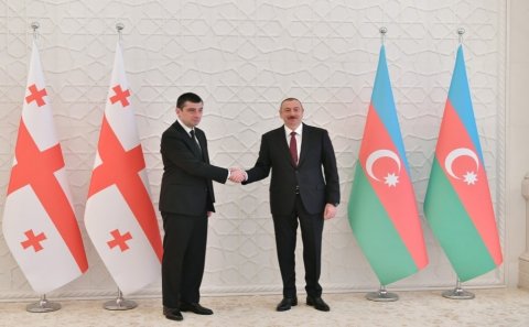 Gürcüstanın Baş Naziri Azərbaycan Prezidentini təbrik edib
