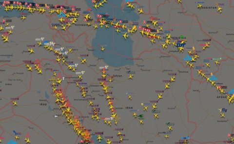 Bəzi aviaşirkətlər İran əvəzinə Azərbaycanın hava məkanından istifadə edir
