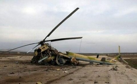 Nərimanovda helikopter yerə çırpıldı