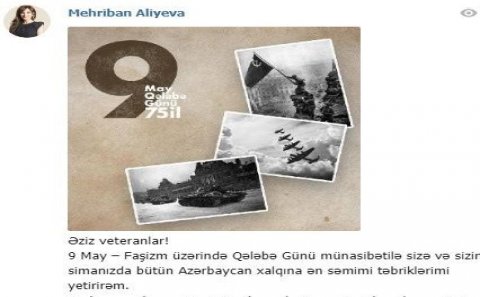Mehriban Əliyeva təbrik mesajında “Böyük Vətən Müharibəsi” demədi – Milli Məclisə dərs