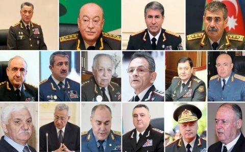 Azərbaycanda general-polkovniklərin sayı artdı – TAM SİYAHI