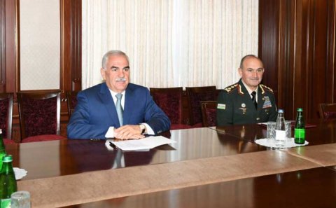 Vasif Talıbov türkiyəli generalla görüşdü (FOTO)