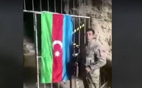 Azərbaycan əsgəri Azıx mağarasında — VİDEO