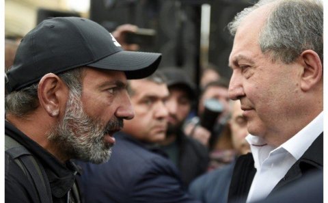 Ermənistan prezidenti ilə baş nazir arasında gərginlik davam edir