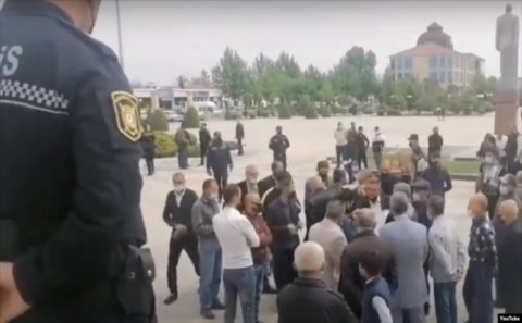 Saatlının icra hakimiyyəti qarşısında aksiya - 