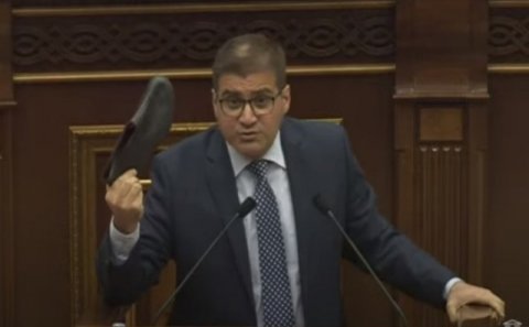 Erməni deputat rus ordusunu qaloşla müqayisə etdi - VİDEO