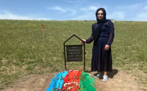 Raquf Orucovun anasının məzarı tapıldı - FOTOLAR