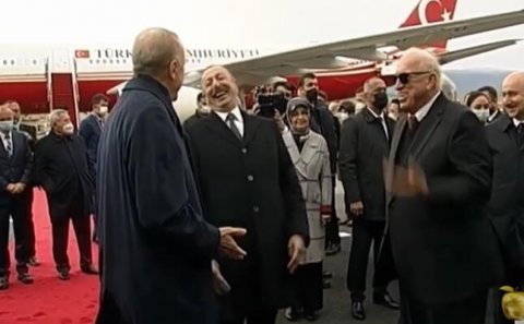 Ərdoğan və Əliyevin Əsgərovla zarafatı - VİDEO