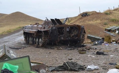 Ermənilərin tank əleyhinə qurğu və minaatanı məhv edildi - MN
