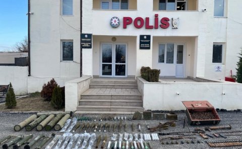 DTX ilə birgə əməliyyat: Şuşada silah-sursat aşkarlandı