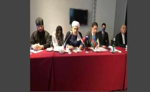 Şeyxülislam Allahşükür Paşazadənin rəhbərlik etdiyi nümayəndə heyətinin Vatikana səfərinin yekunlarına dair mətbuat konfransı keçirilib