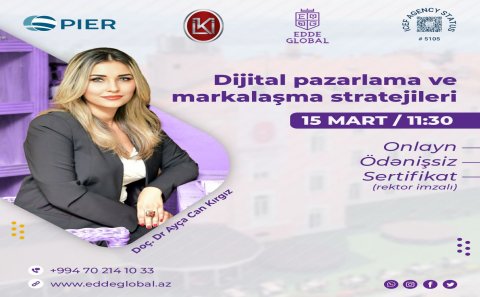 EDDE Global xaricdə təhsil şirkəti İstanbul Kent Universiteti ilə online təlim keçirəcək