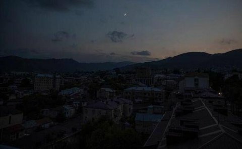 Xankəndi tamamilə “söndü”: işıq da yoxdur