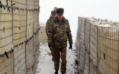 Baş qərargah rəisi qəfil Şuşa və Hadruta getdi (FOTO)
