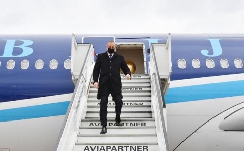Prezident Brüsselə getdi - Foto