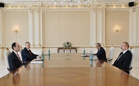 Prezident gürcü naziri qəbul etdi