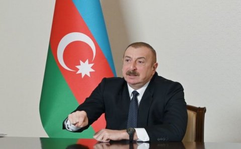 İlham Əliyev: “44 günlük müharibədə Qazaxıstan, Türkmənistan və İrandan Ermənistana silah daşınıb”