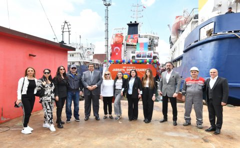 “Palmali” şirkəti şəhid Cəbrayıl Dövlətzadənin adına tankeri dəniz sularına yola saldı