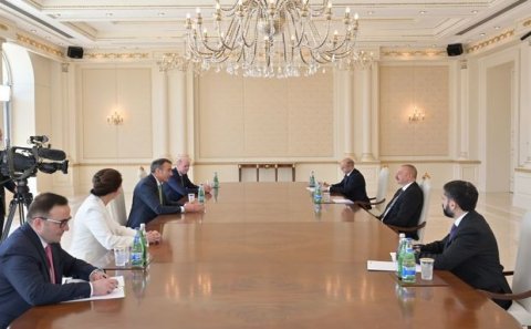 İlham Əliyev bu qrupunun baş icraçı direktorunu qəbul edib