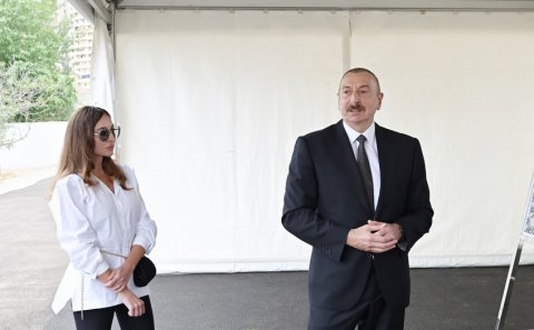 Prezident İlham Əliyev və Mehriban Əliyeva “Basqal” Dövlət Tarix-Memarlıq Qoruğunda olub