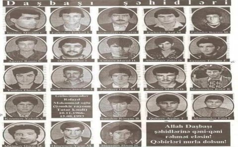 Bir gecənin 23 şəhidi...