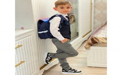 Atasının adını daşıyan şəhid oğlu 1-ci sinfə getdi - FOTO