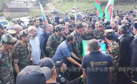 Şəhid Vüsal Məlikov Lerikdə dəfn olundu