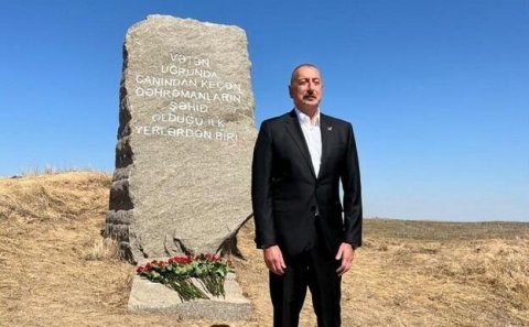 İlham Əliyev Füzuliyə getdi