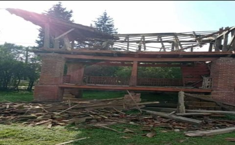 Astarada “Ulduz” filminin məşhur epizodunun çəklidiyi tarixi tikili dağılıb –FOTO/VİDEO