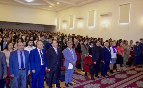 Azərbaycan Əmək və Sosial Münasibətlər Akademiyasında Zəfər Gününə həsr olunmuş tədbir