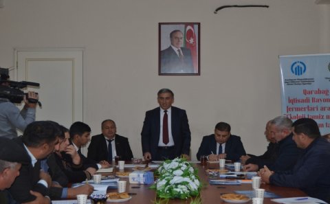 Ağdamda ekoloji təmiz məhsul istehsalının təşviqinə həsr olunmuş seminar keçirilib