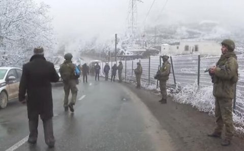 Aksiya: azərbaycanlılar Şuşa yolunu bağladı - Video