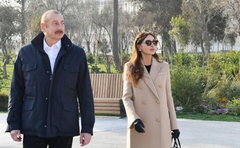 Prezident və xanımı Şabrana getdi