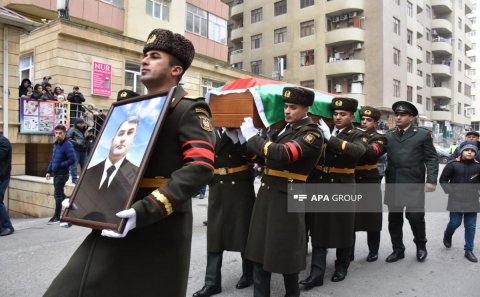Şəhid Orxan Əsgərov dəfn olundu 