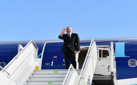 Prezident İlham Əliyevin Almaniyaya səfəri başa çatıb